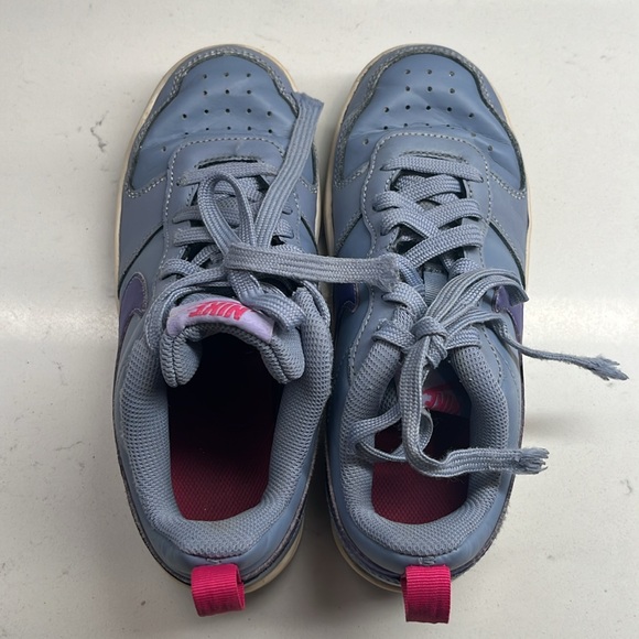 Nike Court Borough Low 2 Youth Sneakers 4 Ashen Slate Athletic Shoe BQ5448-402 - Picture 9 of 9